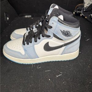 Nike Kids Sneakers - Black, White, Light Blue